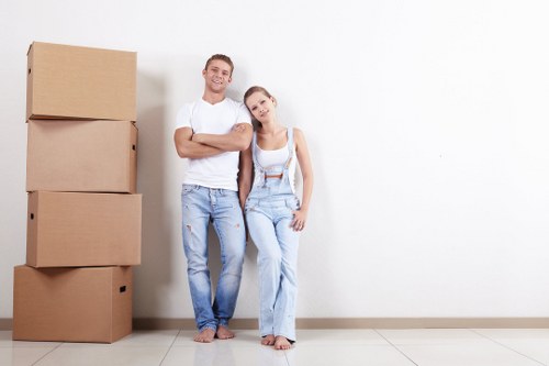 Furniture removal team handling a home move in Wimbledon
