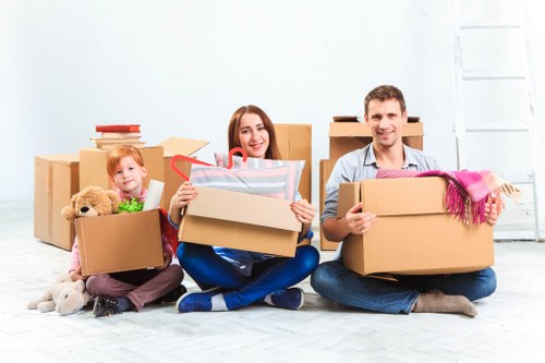 Packing and furniture moving service for a Wimbledon flat relocation