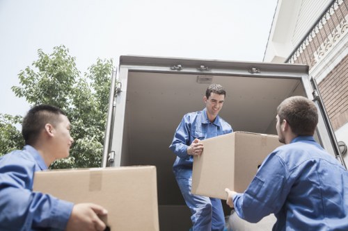 Protective equipment used during piano removals in Wimbledon residential areas