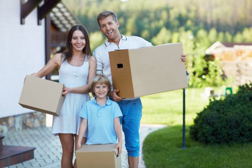 Professional movers completing a safe and insured move