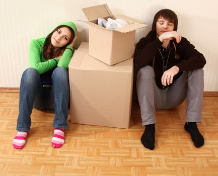 Careful packing and loading of household furniture for transport