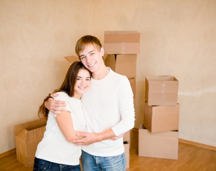 Local removal team handling an urgent residential move