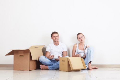 Local moving vehicle for property relocations in Wimbledon