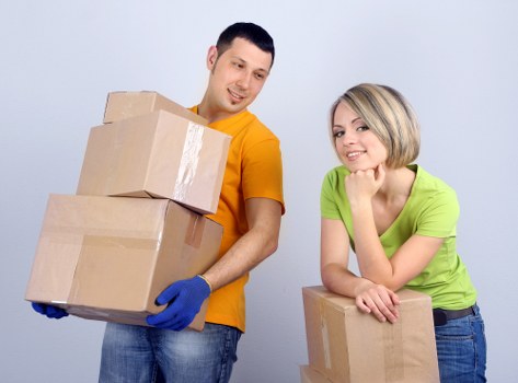 Moving large furniture through a Wimbledon property with care