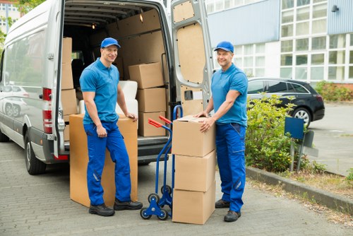 Careful handling of furniture during a Wimbledon flat move