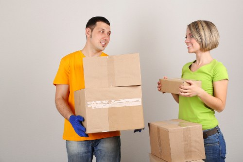 Man and van helping with a small flat move in Wimbledon